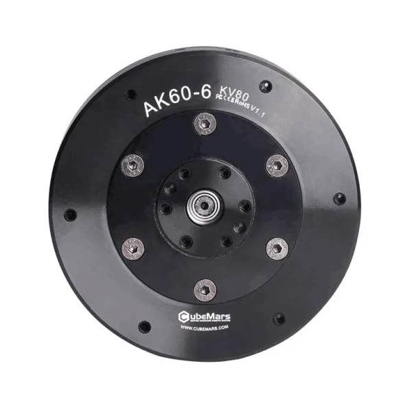 T-motor CubeMars AK60-6 V1.1 KV80 KV140 24V Brushless Motor for Robot Dynamics Robotic Dynamic Module Robot Leg Arm Exoskeleton